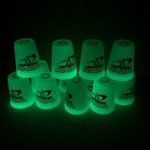 Speed Stacks Glow in the Dark Stacking Cups Cups, pre-owned, pet/smoke free home
